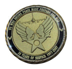USAF Command CMSgt. (Ret.) Gary E. Rutledge 39 Years of Service Challenge Coin