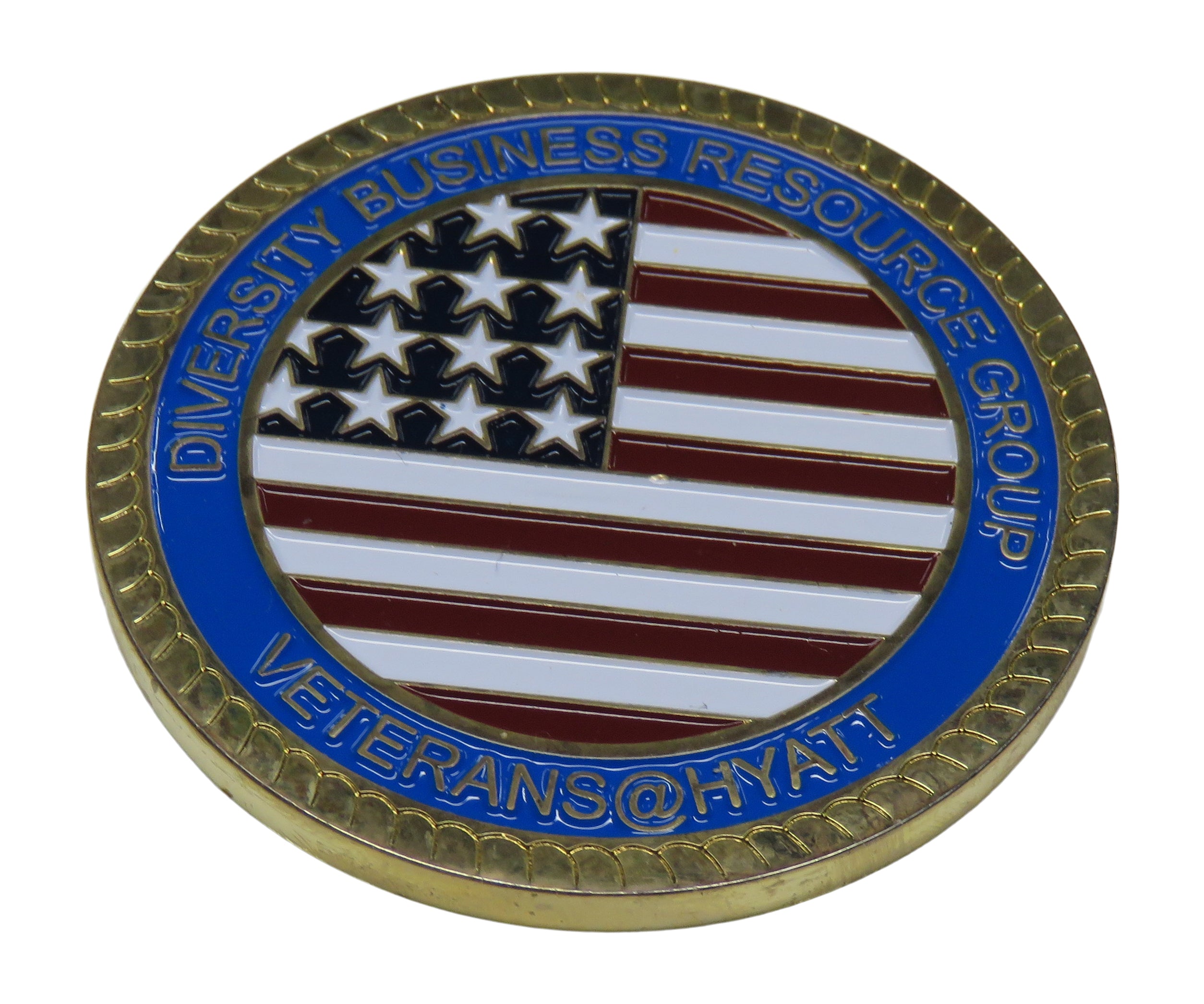 Hyatt Veterans Diversity Business Resource Group Challenge Coin