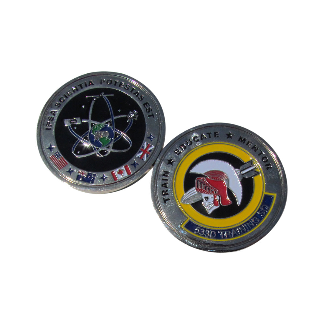 US Air Force 533d Training Squadron Challenge Coin