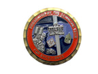US Army 181st Signal Company Renegades Silvertone Accents Challenge Coin