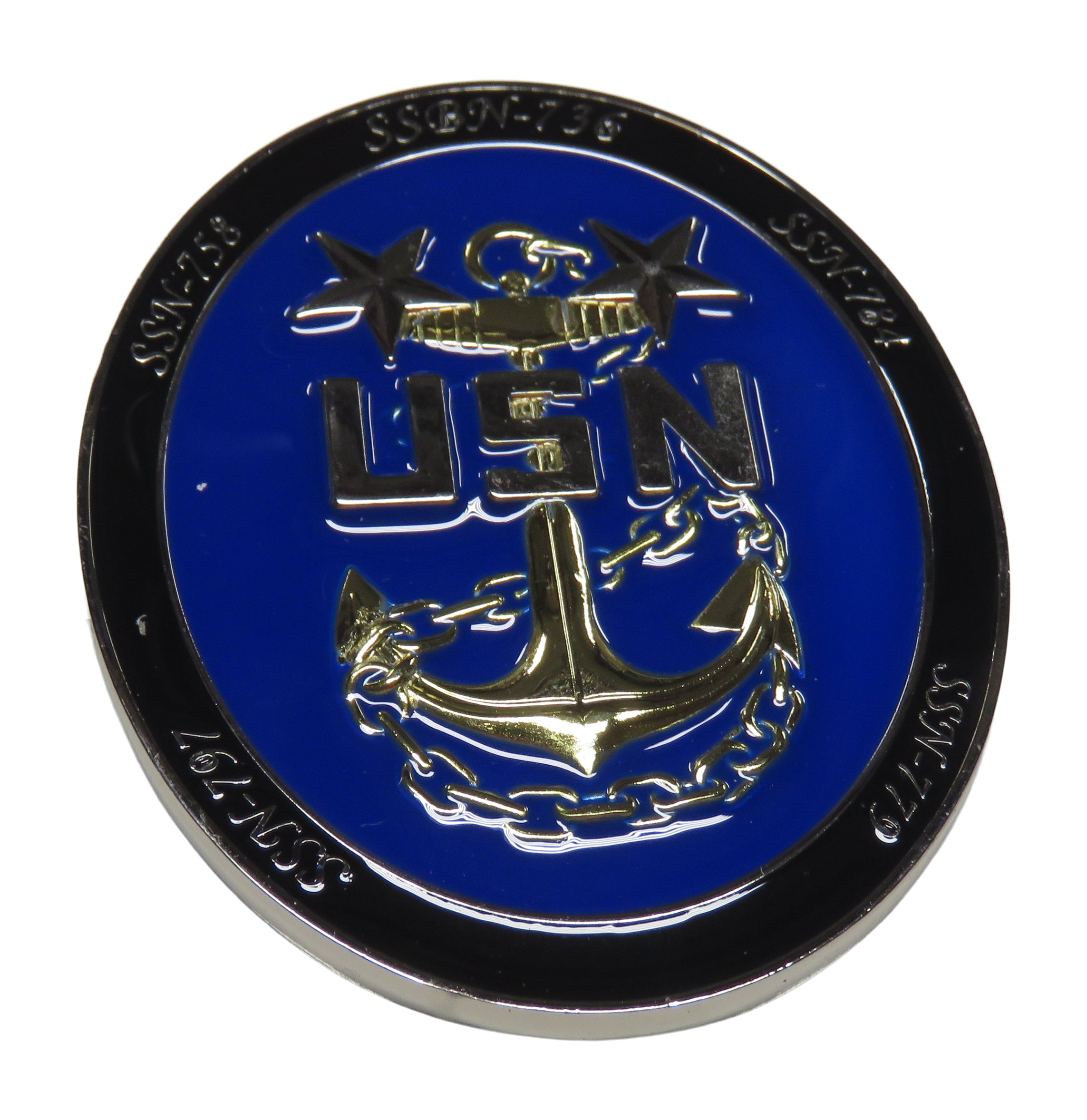 U.S. Navy EMNCM (SS) Matthew Brake Challenge Coin
