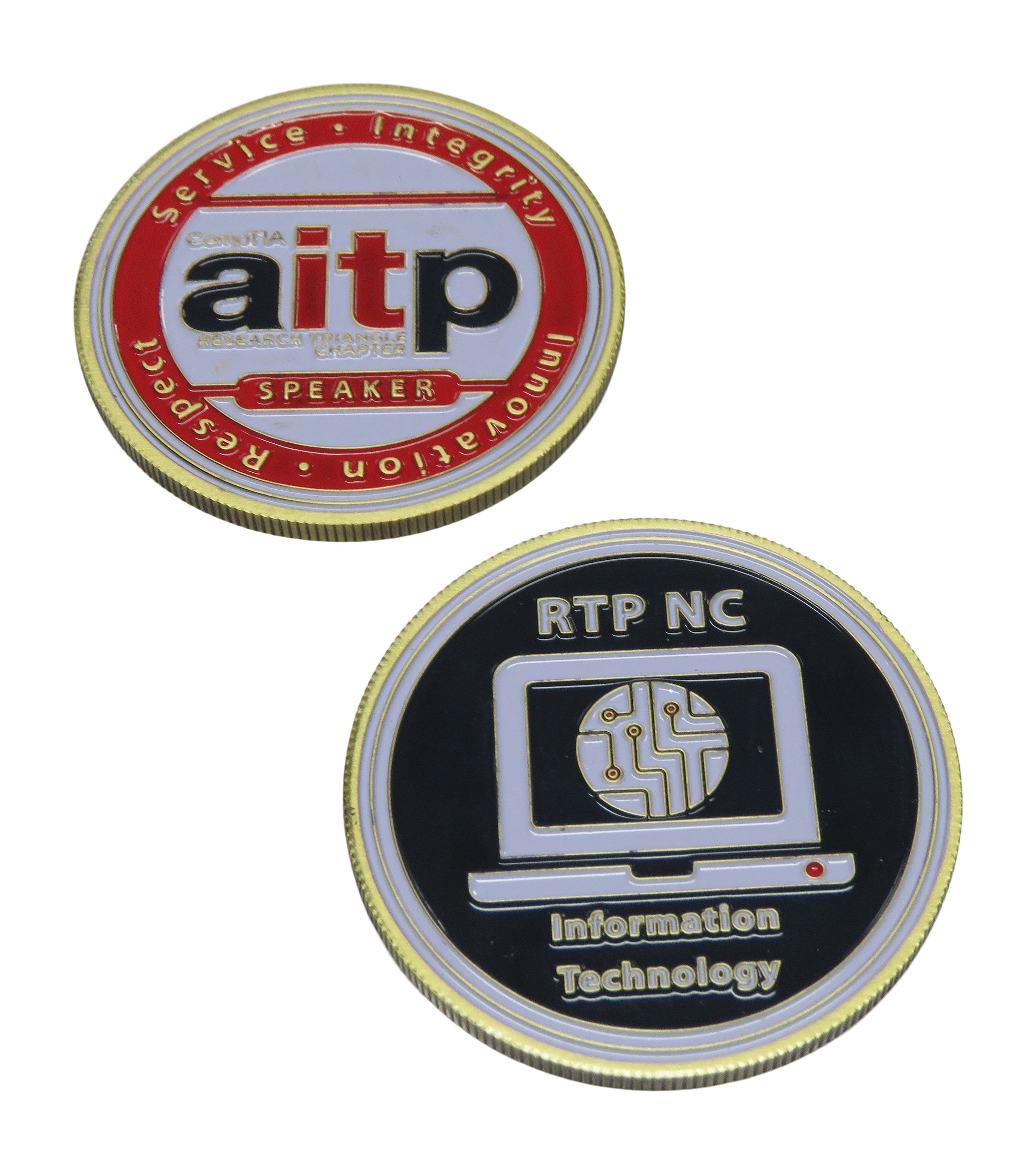 AITP Research Triangle Chapter Speaker Challenge Coin