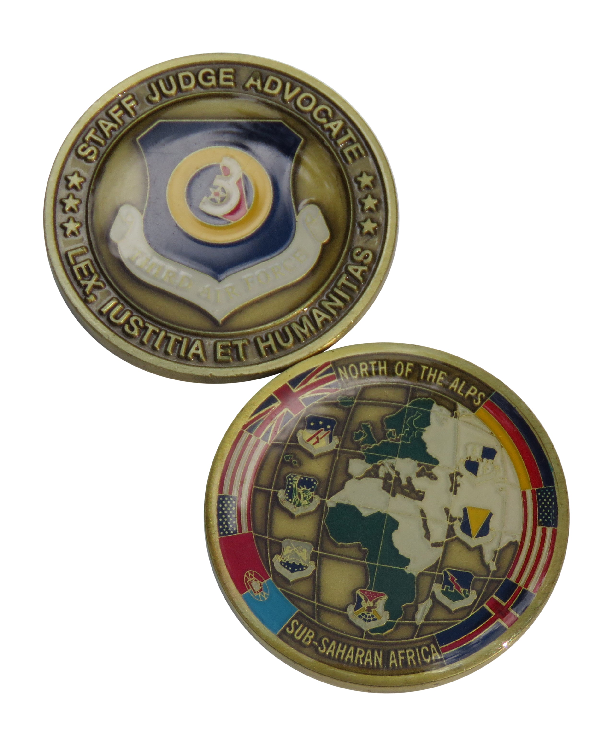 US Air Force Third Staff Judge Advocate Challenge Coin