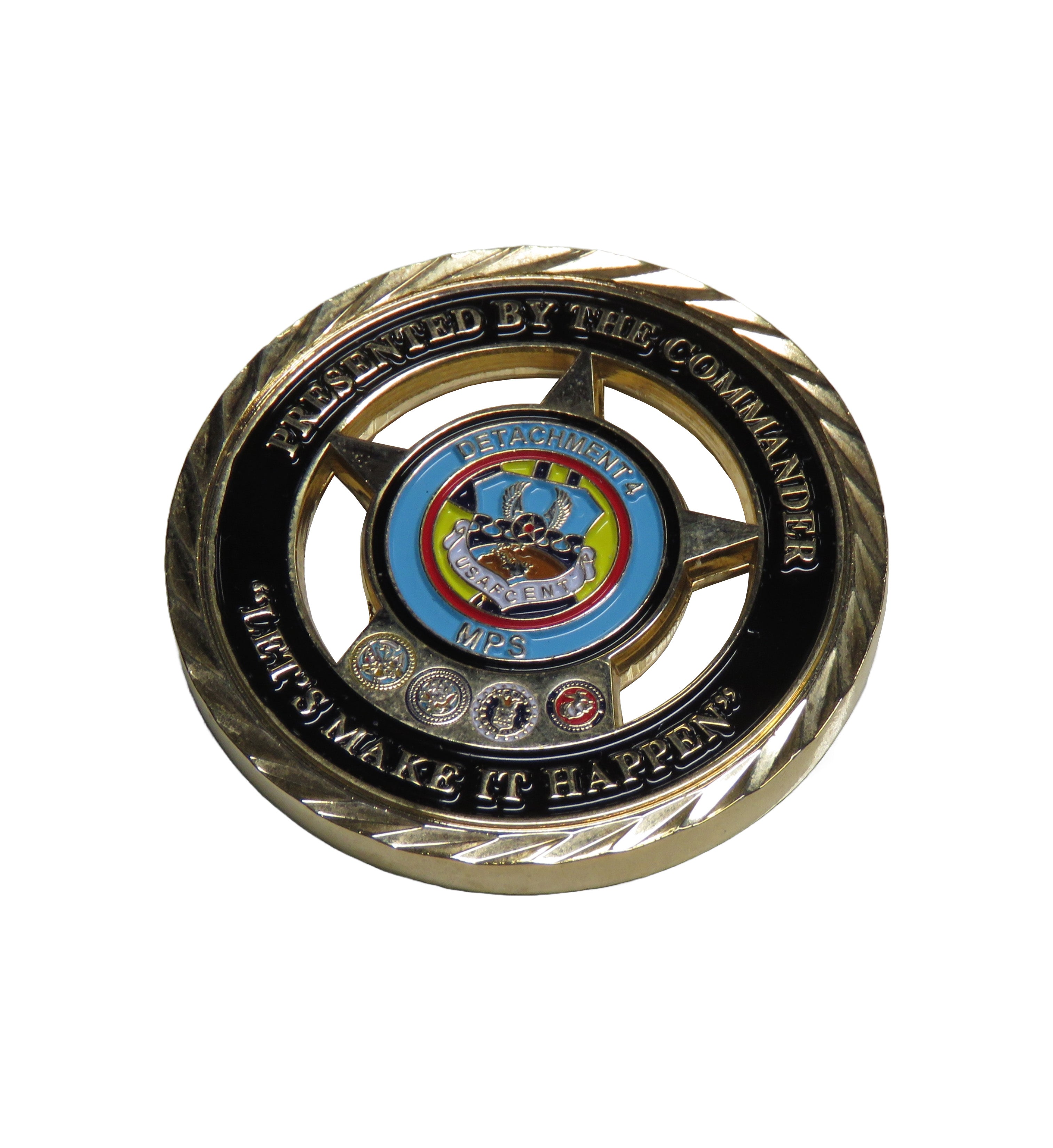 U.S. Air Force Exec Agent Air Trans Det 4 MPS Challenge Coin