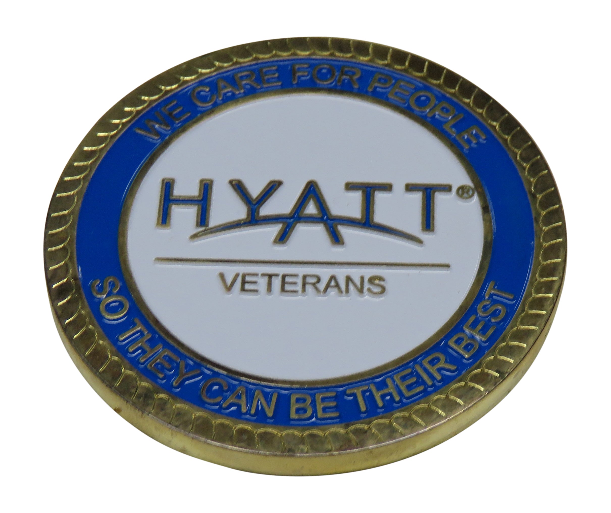 Hyatt Veterans Diversity Business Resource Group Challenge Coin