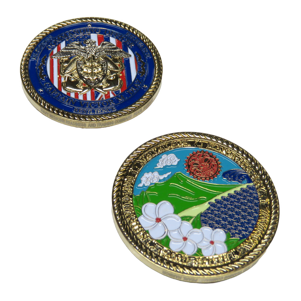 Captain Victor M. Diaz Commanding Officer Challenge Coin