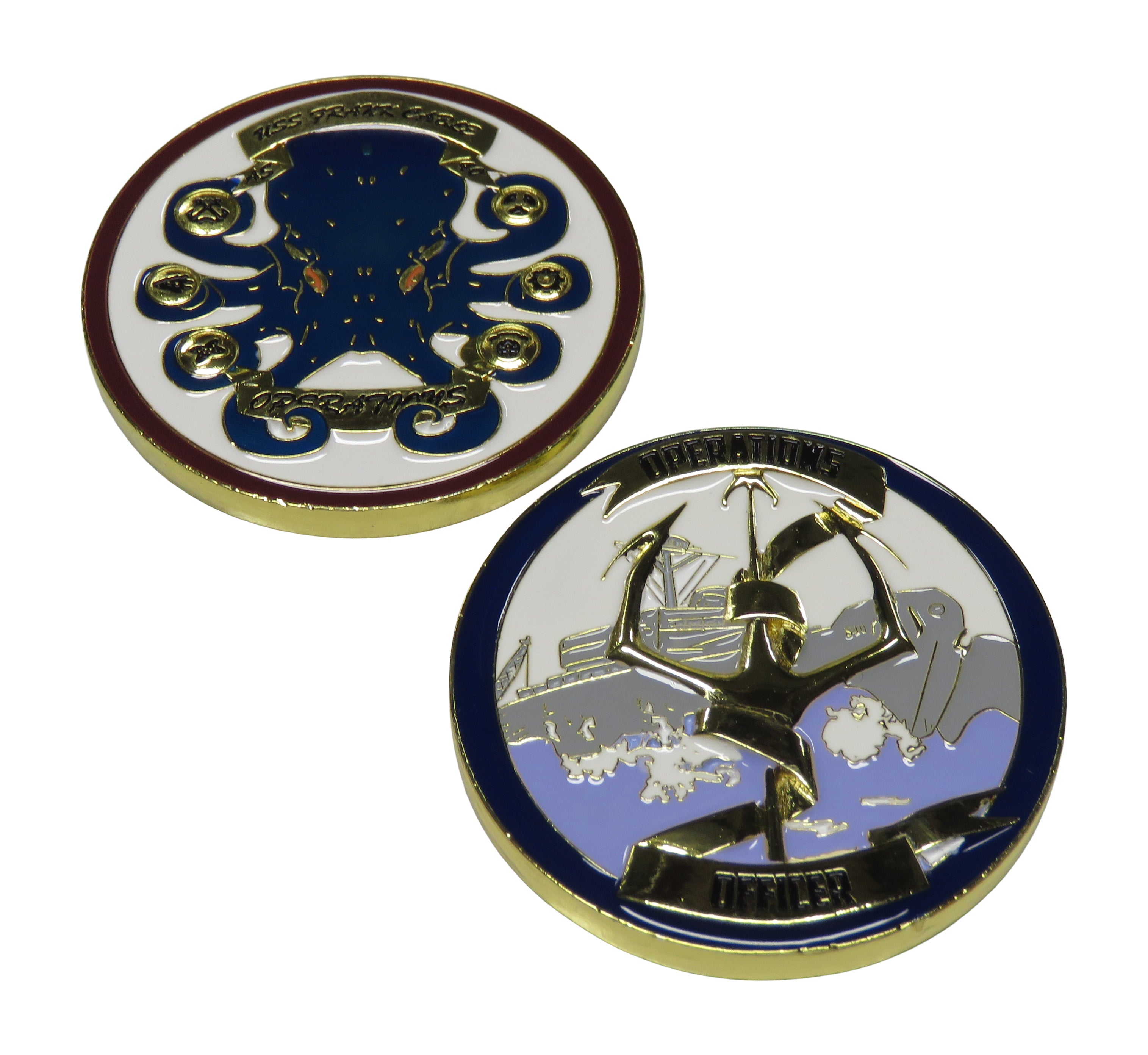 USS Frank Cable Operations Challenge Coin