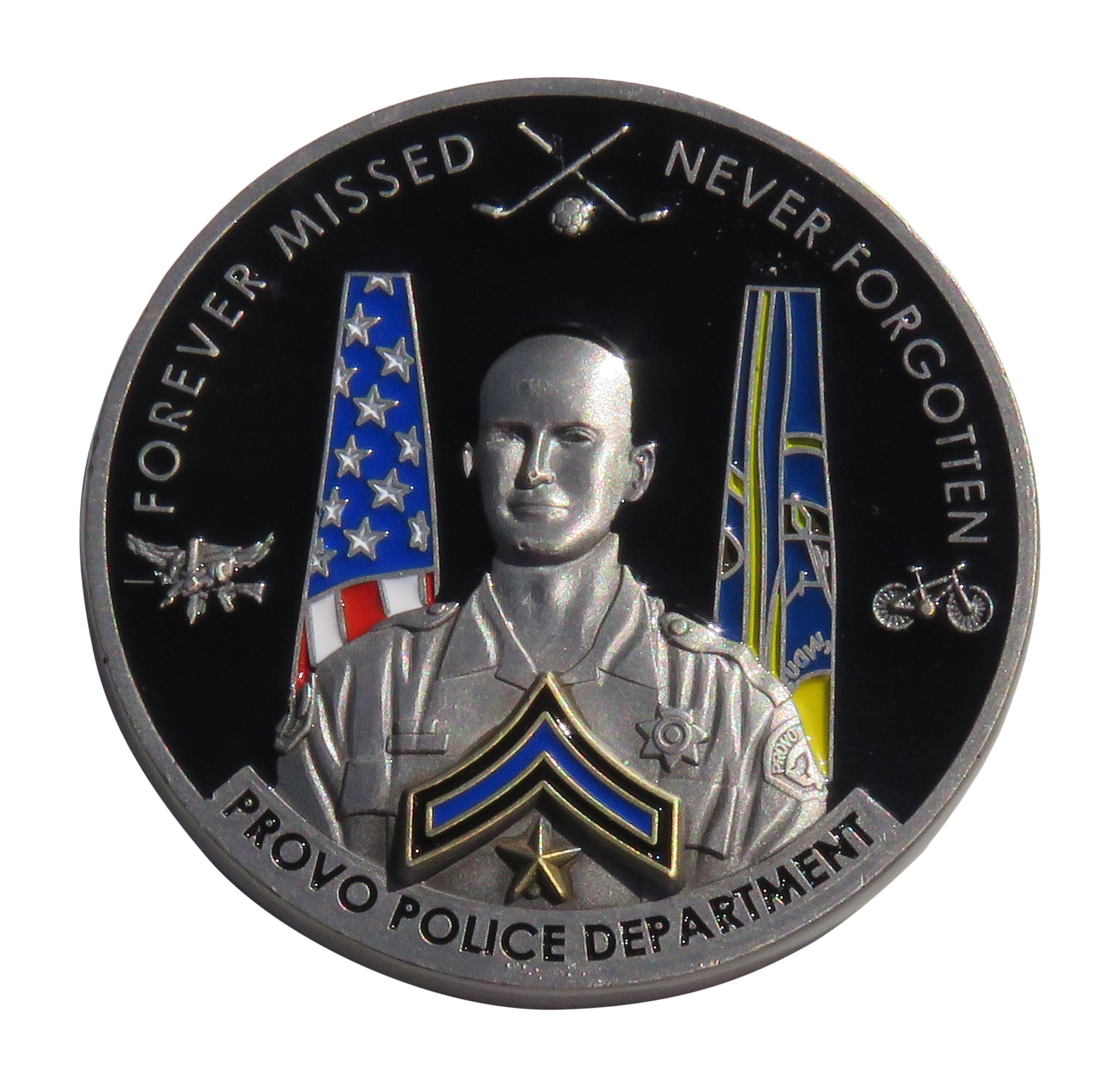Provo Police Department Master Officer Joseph Shinners Challenge Coin