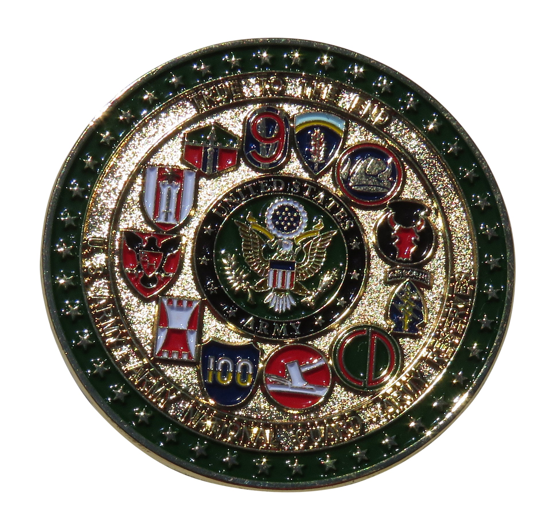 CSM Knute K.Weick Ret.Retirement Challenge Coin