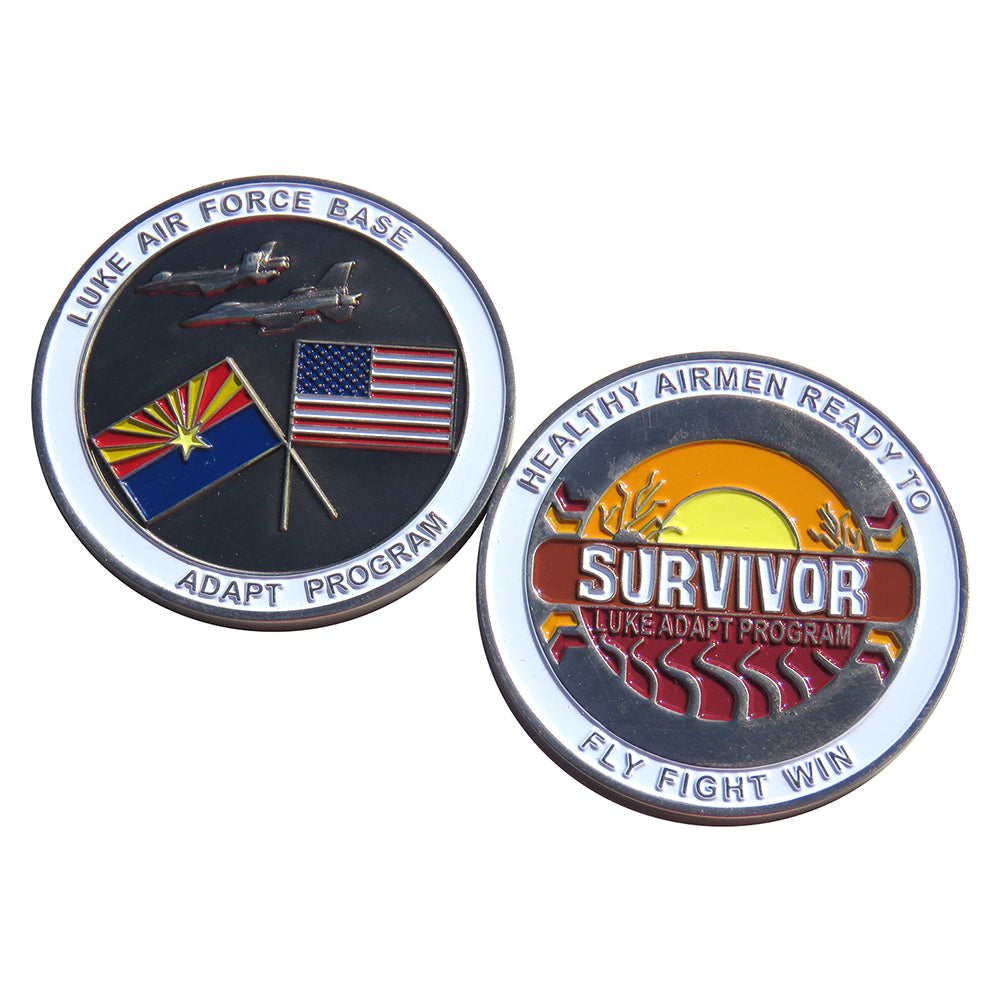 USAF Luke Air Force Base Adapt Program Challenge Coin