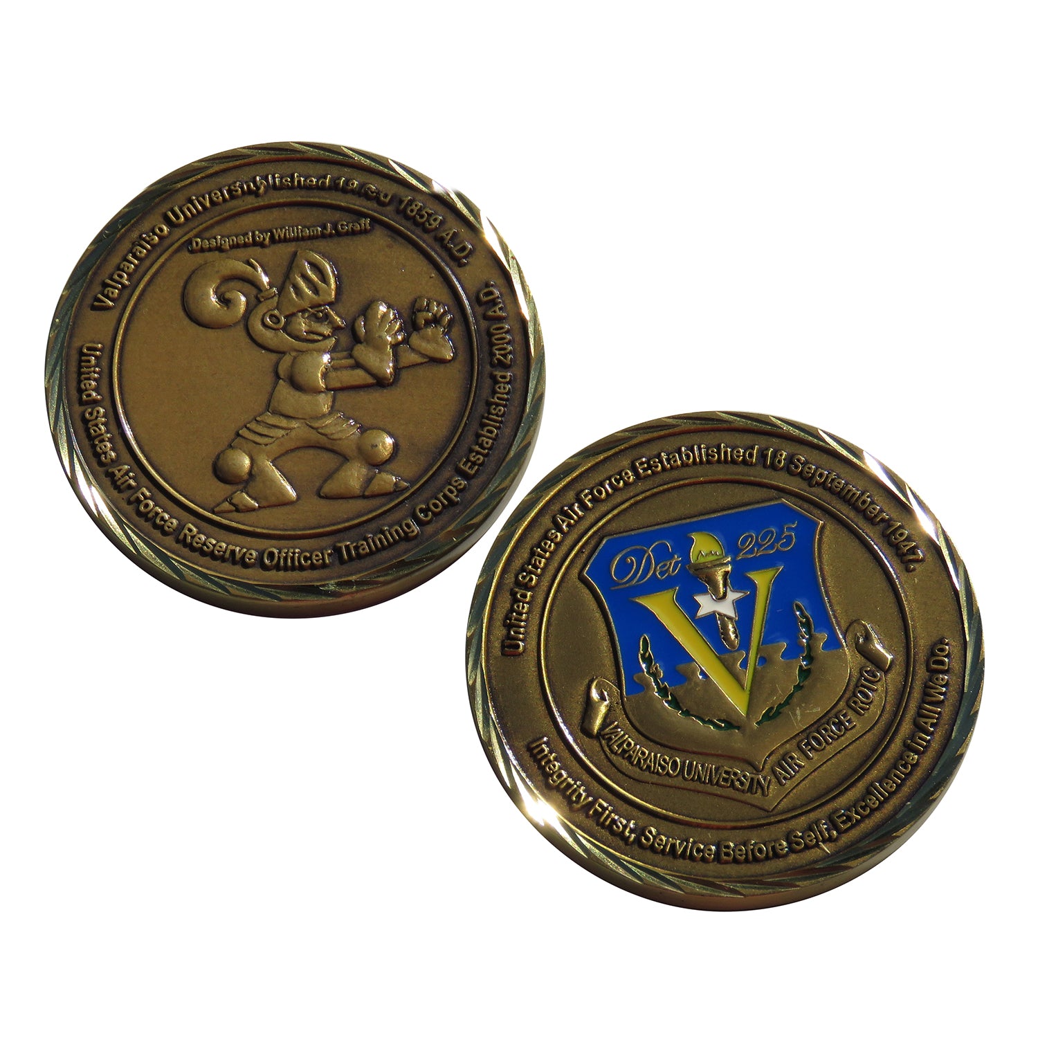 USAF ROTC Detachment 225 Challenge Coin