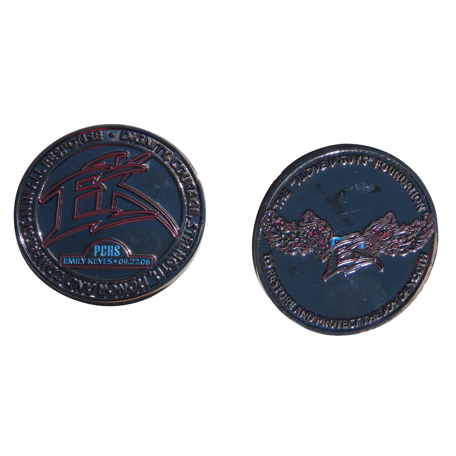 EK PCHS Emily Keys Challenge Coin