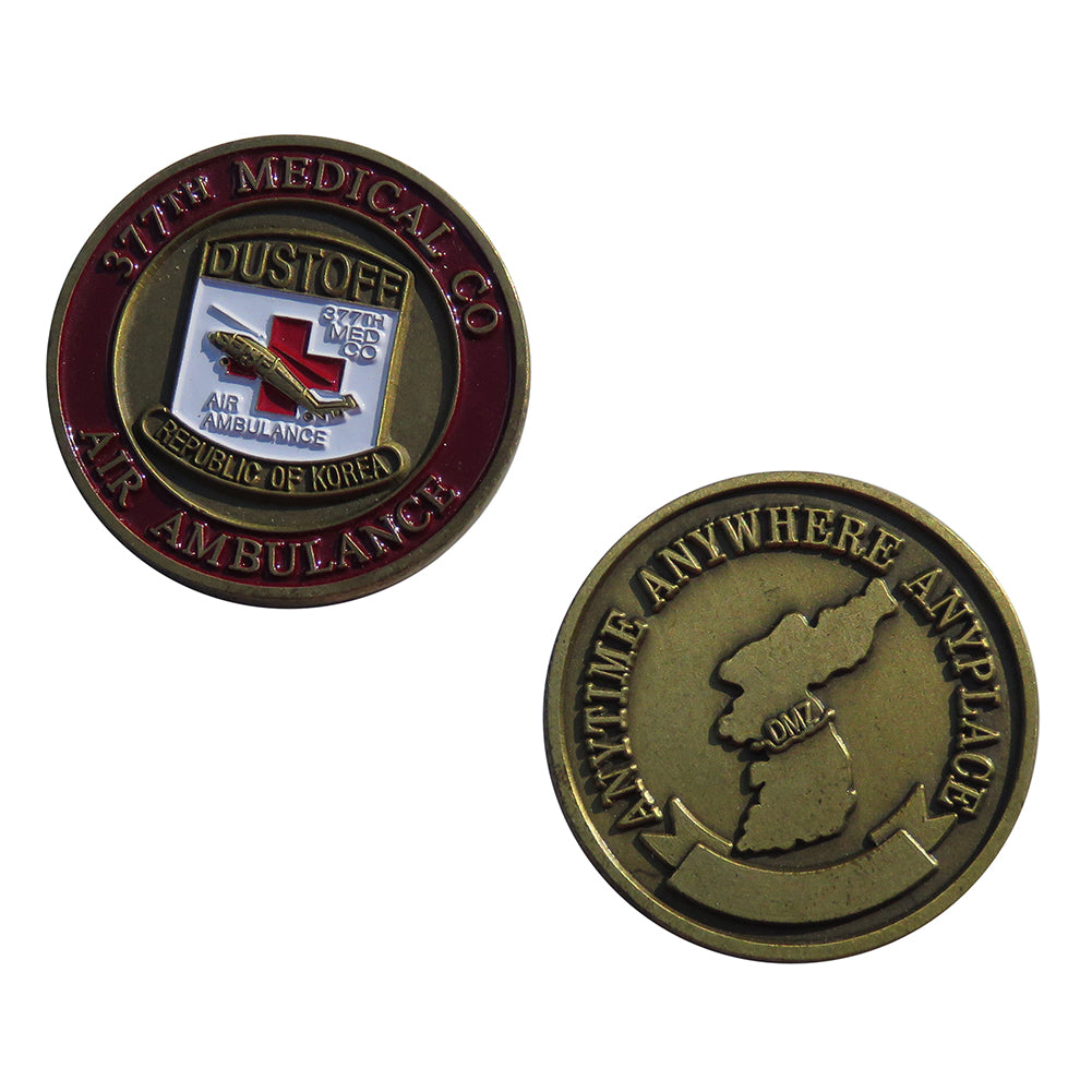 Republic Of Korea 377th Medical CO Air Ambulance Challenge Coin