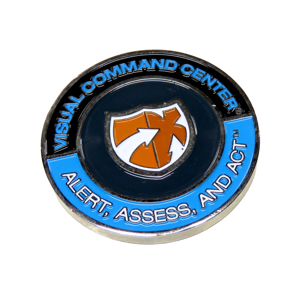 Visual Command Center IDV Solutions Challenge Coin