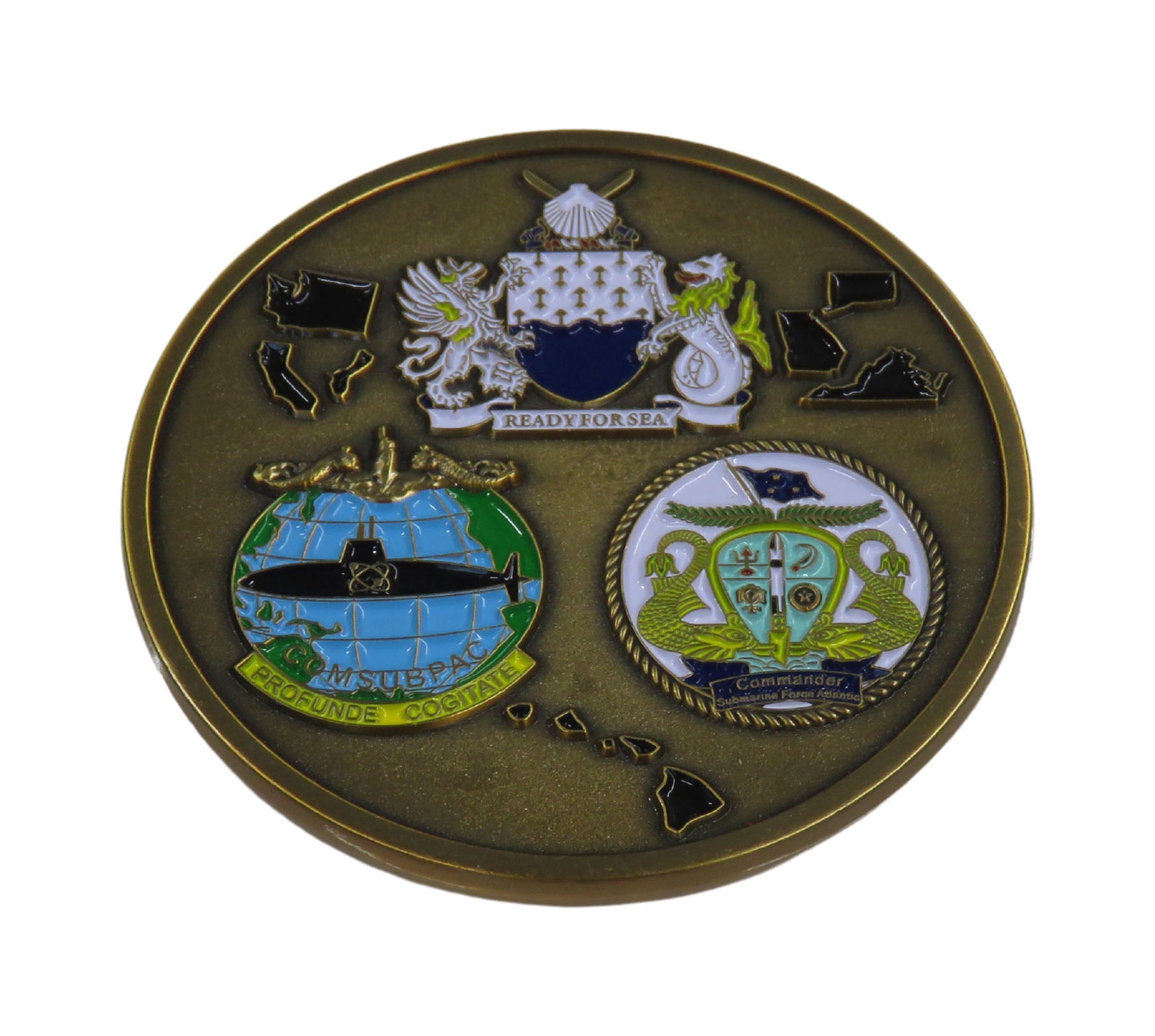 U.S. Navy Supply Corps Officer Qualified in Submarines Challenge Coin