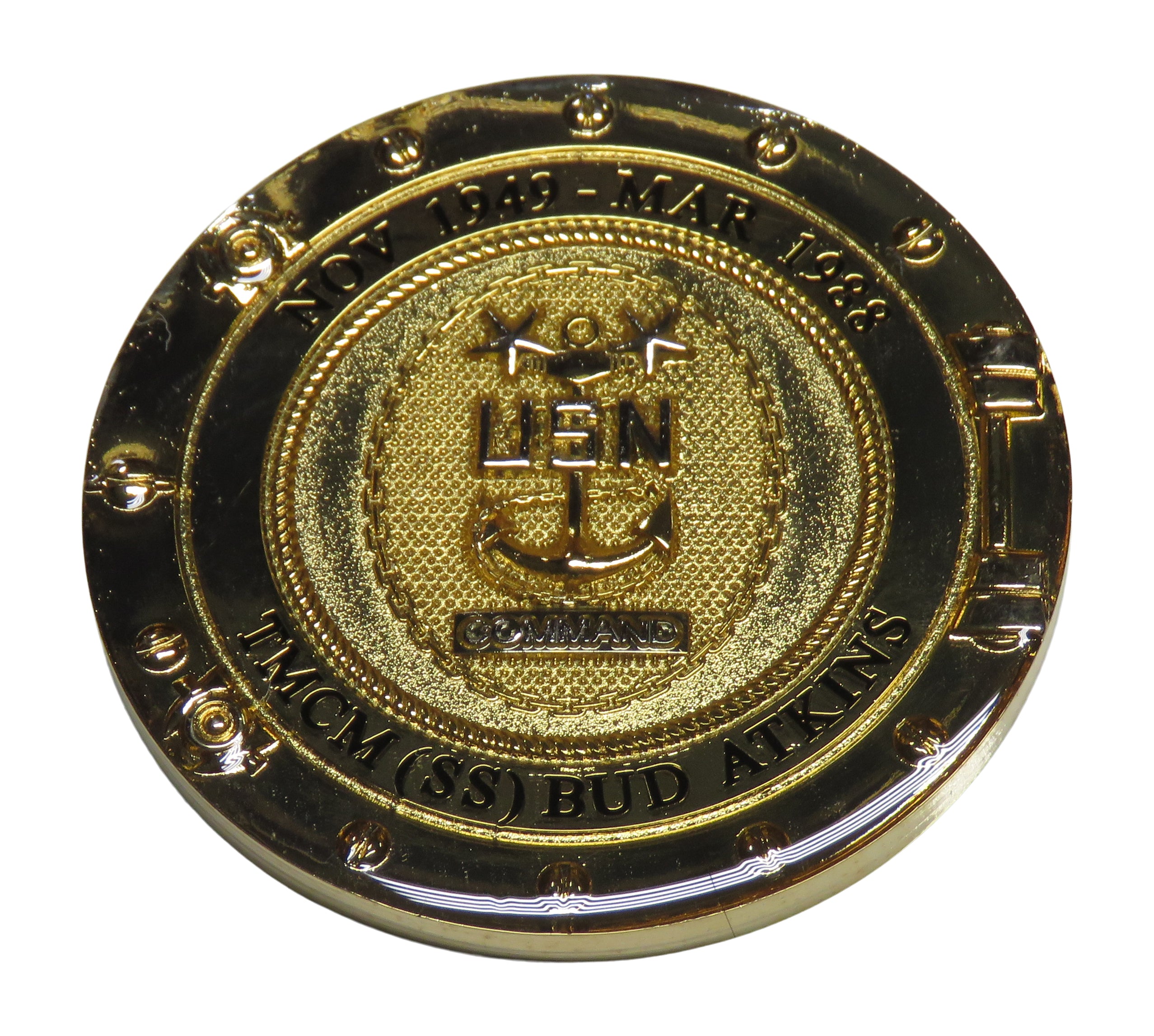 U.S. Navy CMC COMSUBGRU Nine Challenge Coin