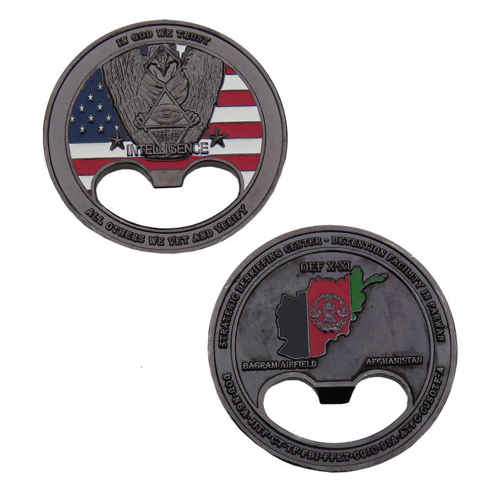 Strategic Debriefing Center Detention  Facility In Parwan Challenge Coin
