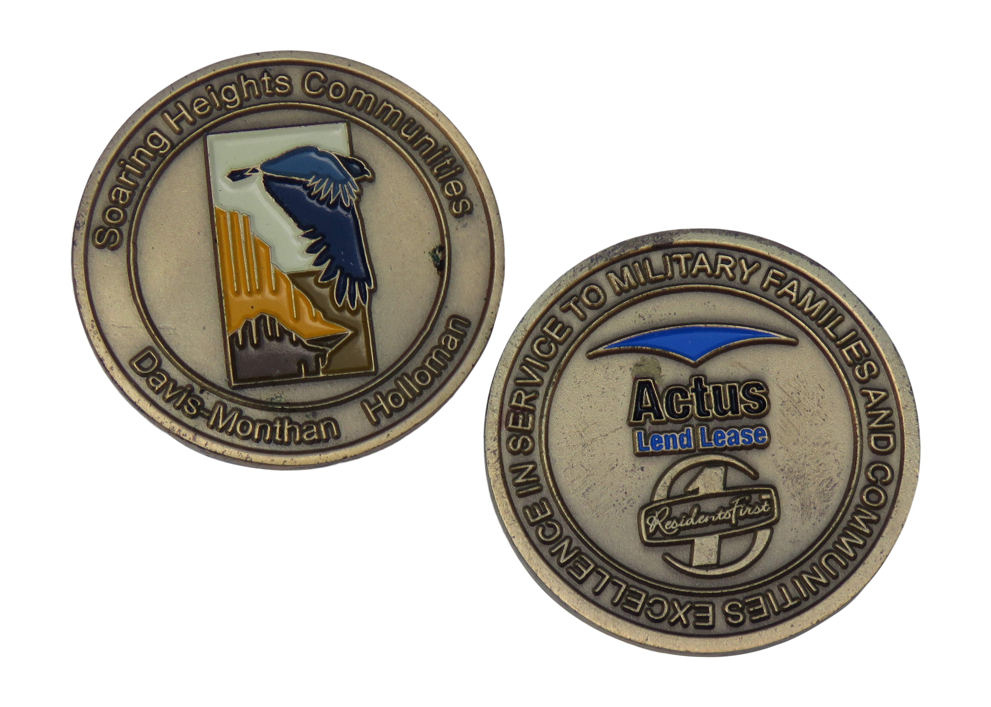 Actus Lend Lease Challenge Coin