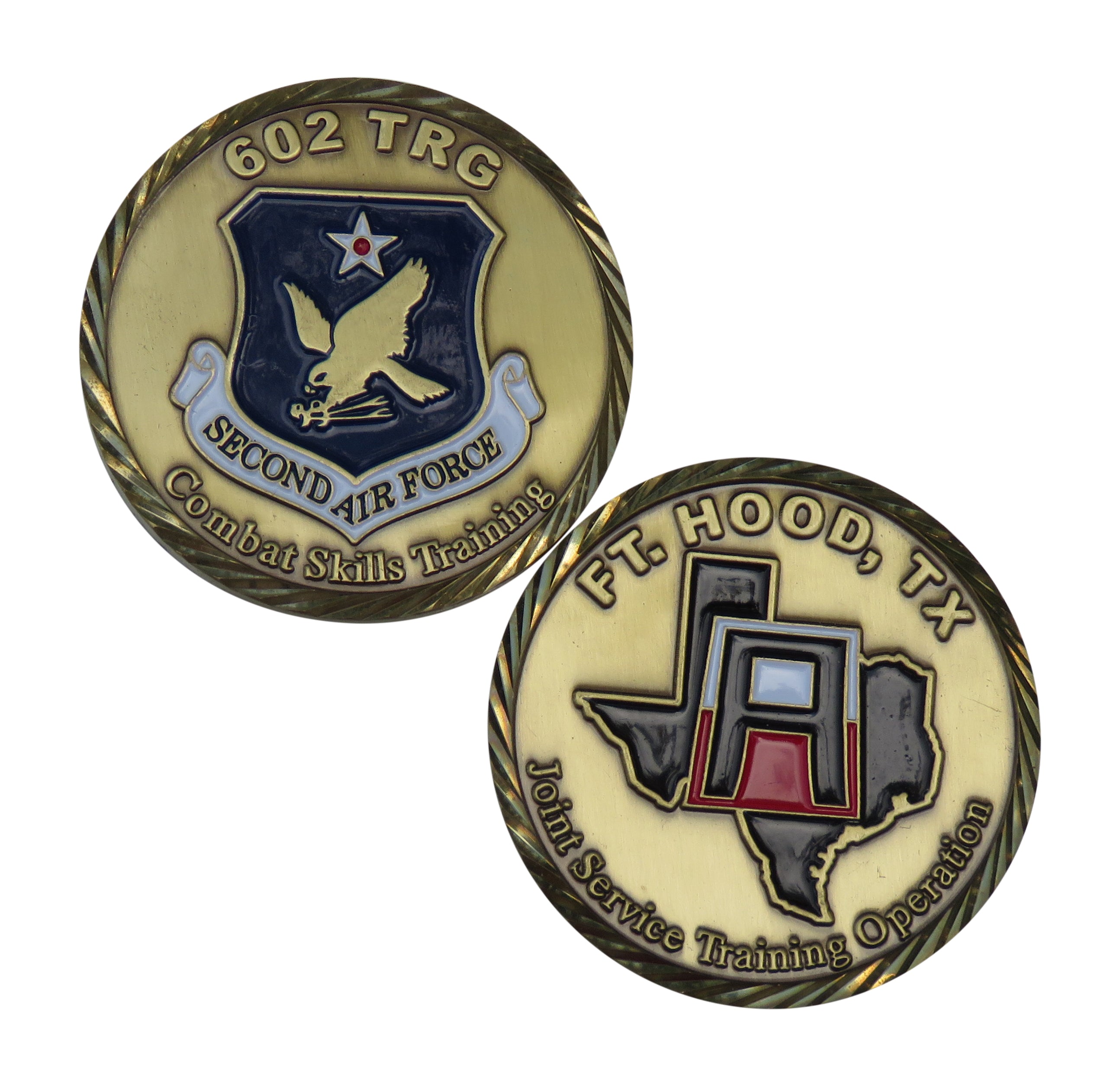 US Air Force 602 TRG Joint Service Training Operation Challenge Coin