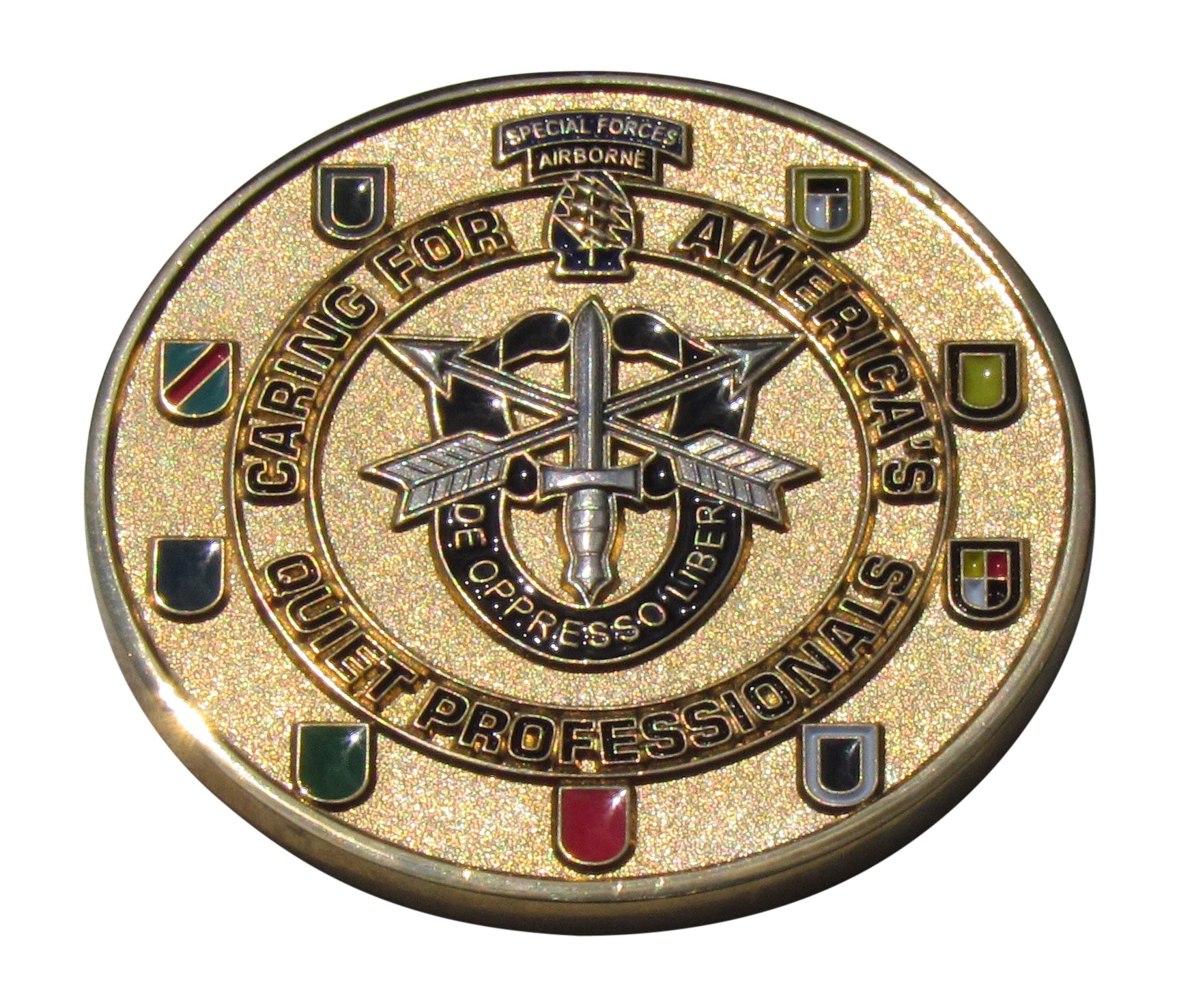 US Army Special Forces Green Beret Foundation Challenge Coin