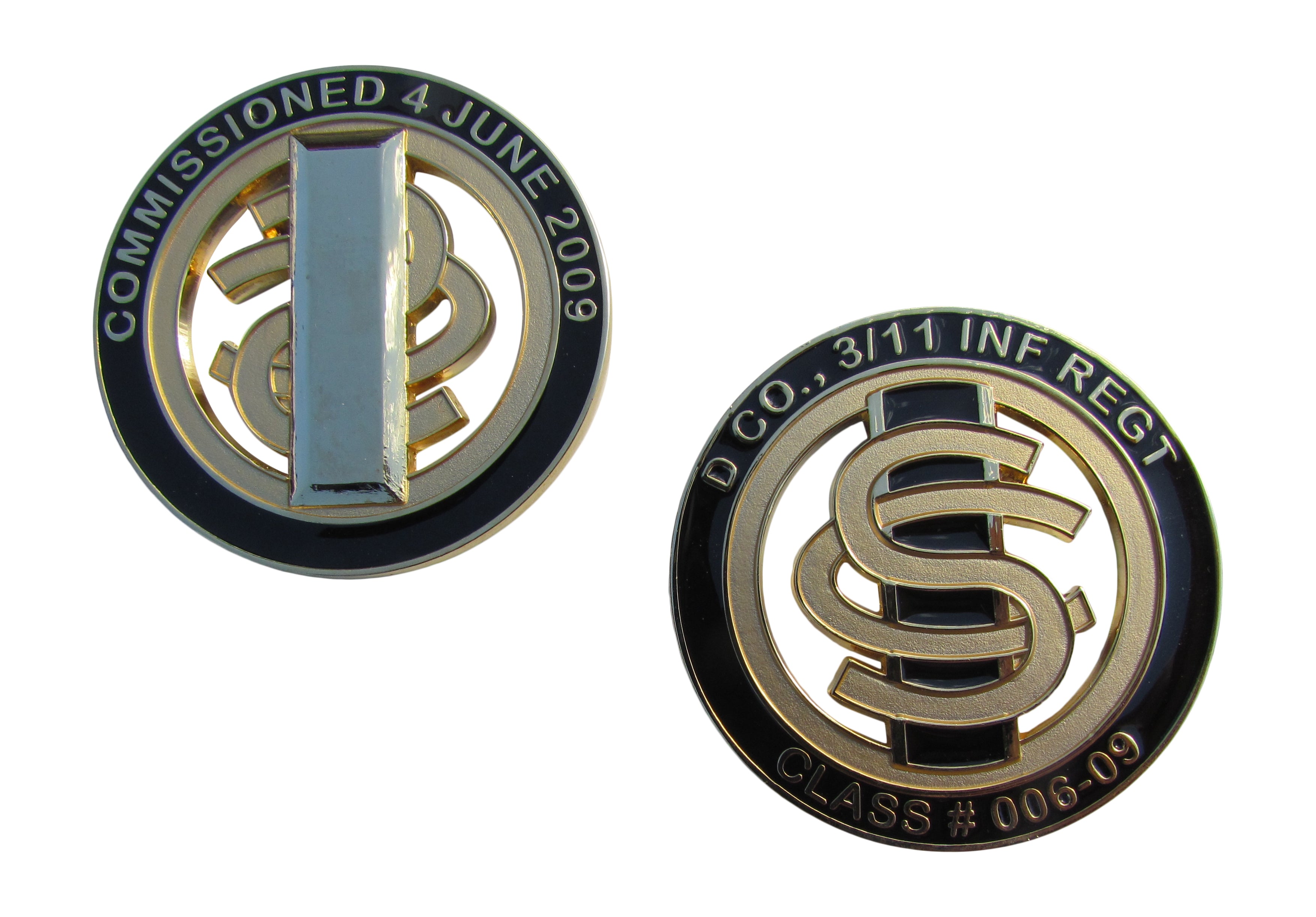 US Army 11th Infantry Regiment Class #006-09 Challenge Coin