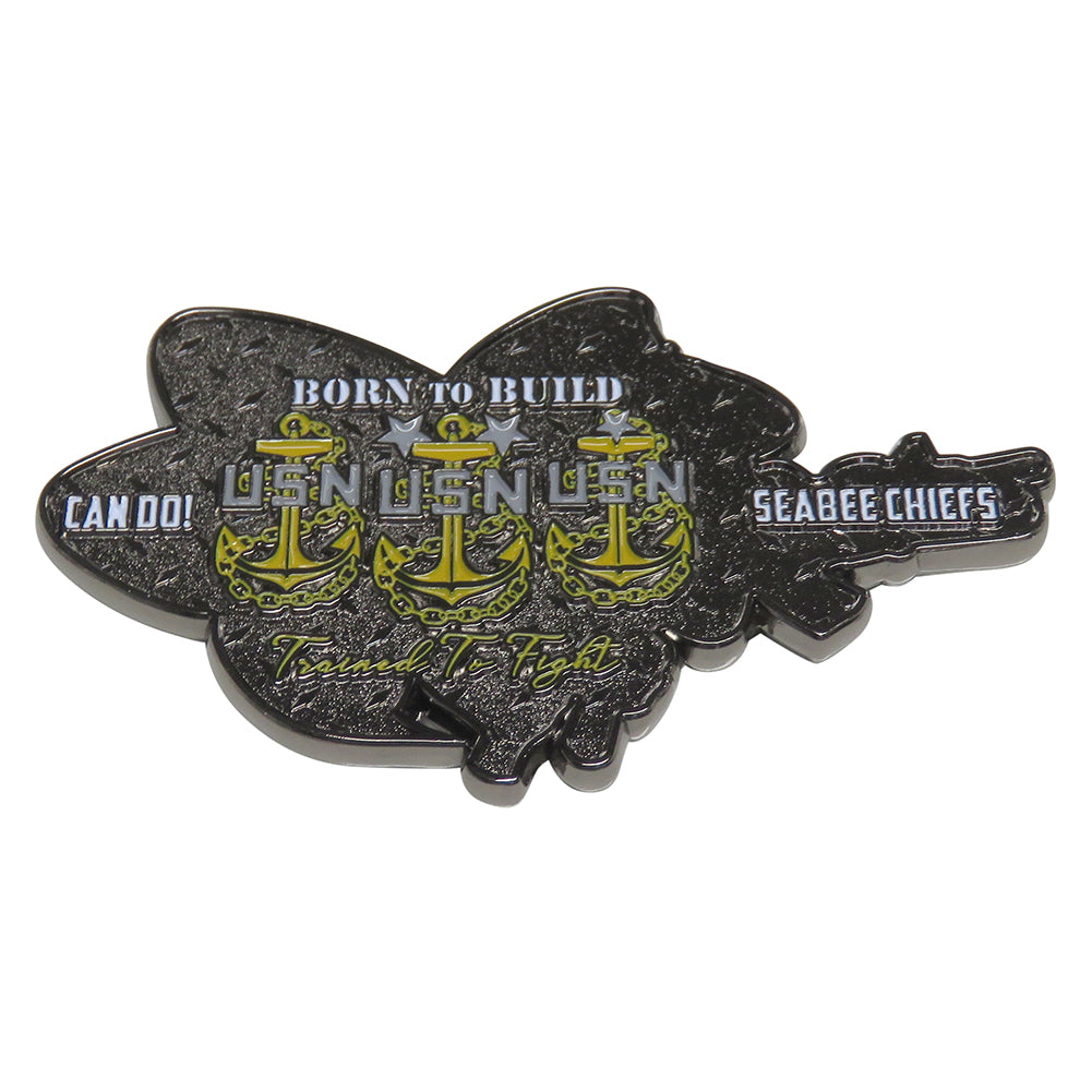 U.S. Navy Seabee Chiefs Challenge Coin