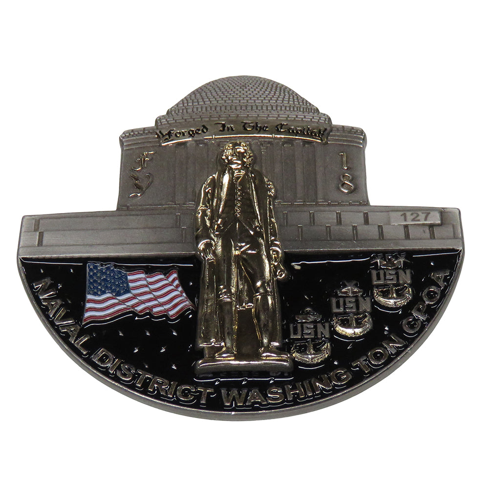 U.S. Navy Naval District Washington CPOA Challenge Coin