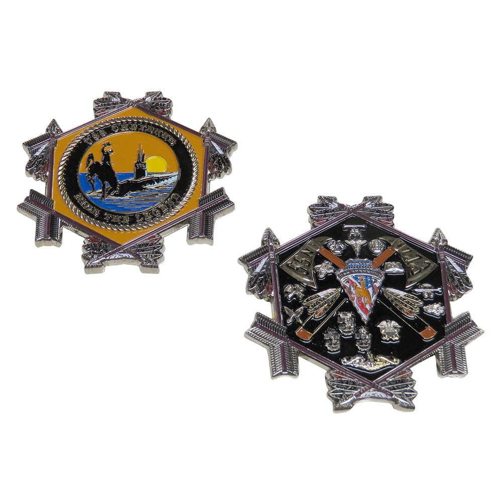U.S. Navy USS Cheyenne SSN 773 Challenge Coin