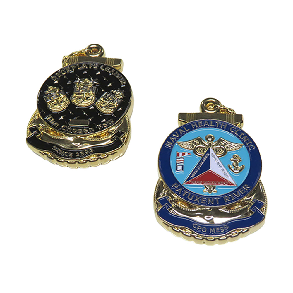 Naval Health Clinic Patuxent River CPO Mess Challenge Coin