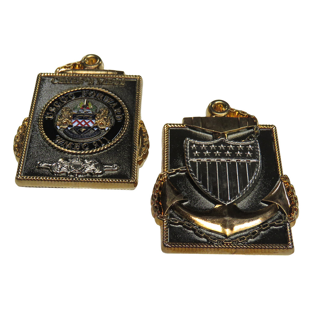 U.S. Coast Guard USCGC Forward WMEC 911 Chief's Mess Challenge Coin