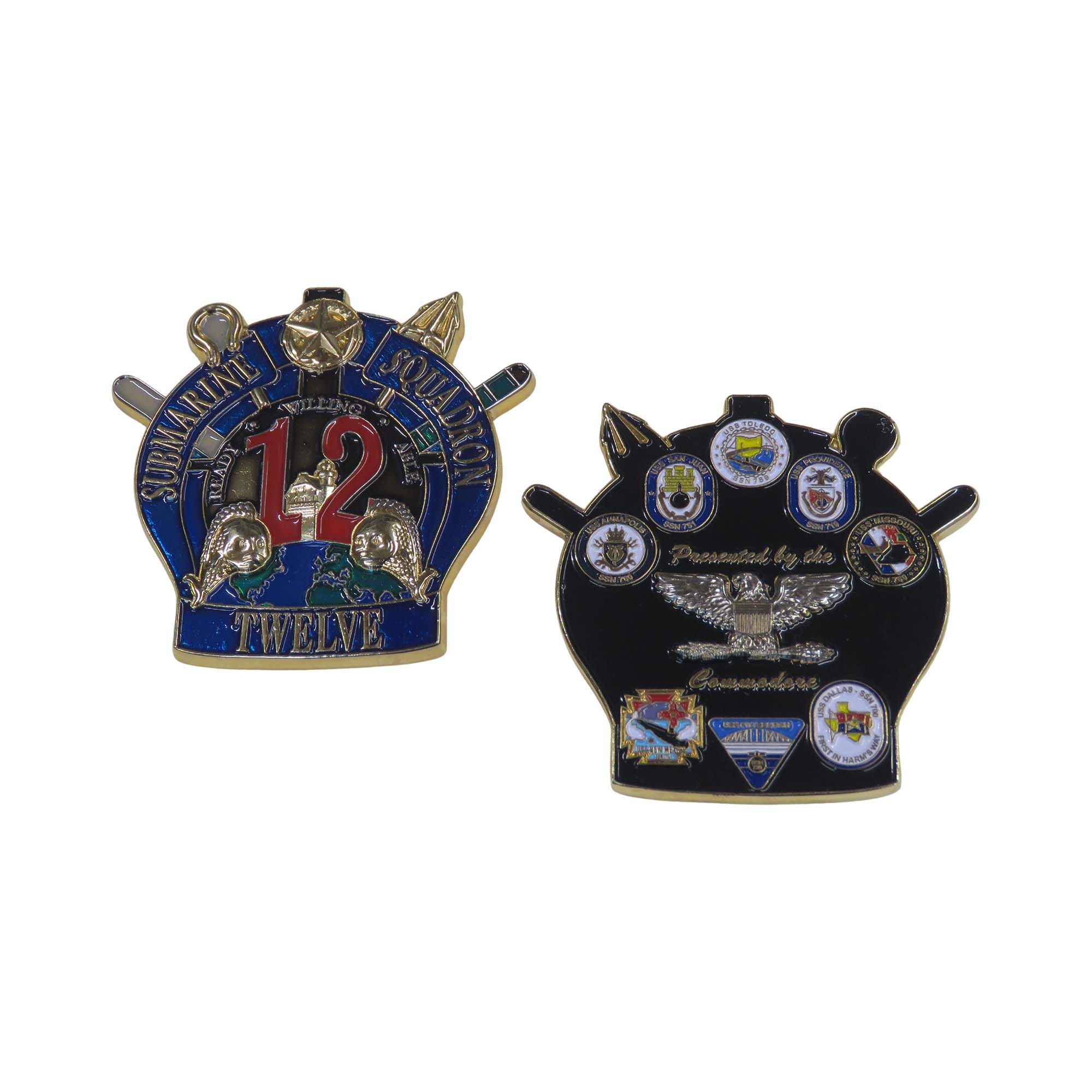 U.S. Navy Submarine Squadron Twelve Challenge Coin