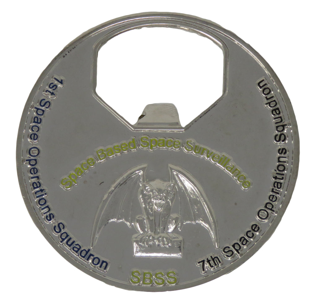 USAF Space Based Surveillance 1st  7th Operations Squadron Challenge Coin