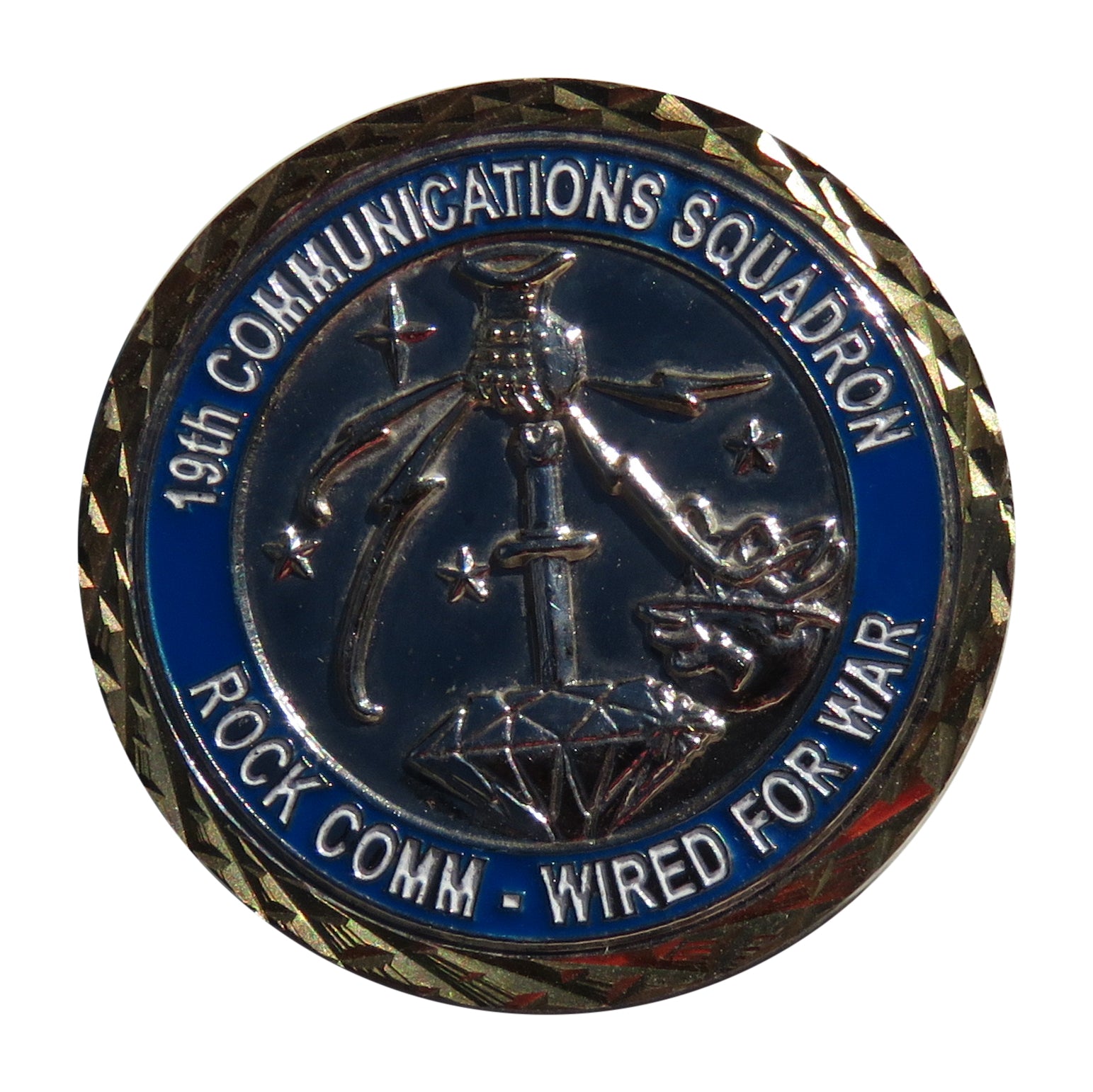 US Air Force 19th Communication Squadron Challenge Coin