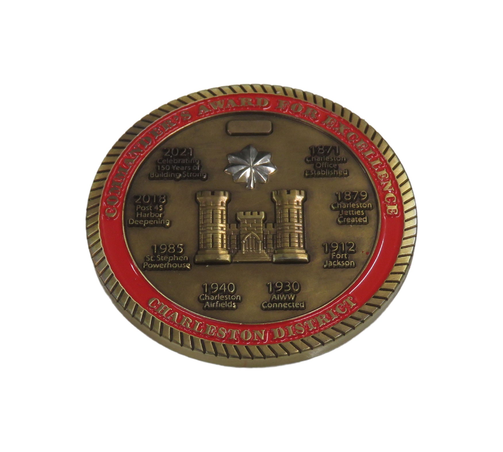Team Charleston 150 Years of Service Challenge Coin
