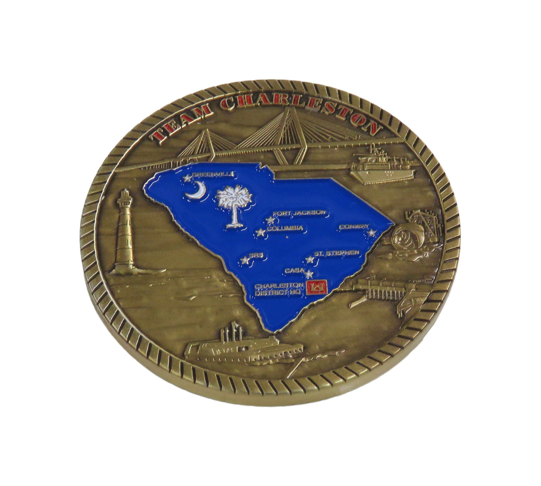 Team Charleston 150 Years of Service Challenge Coin