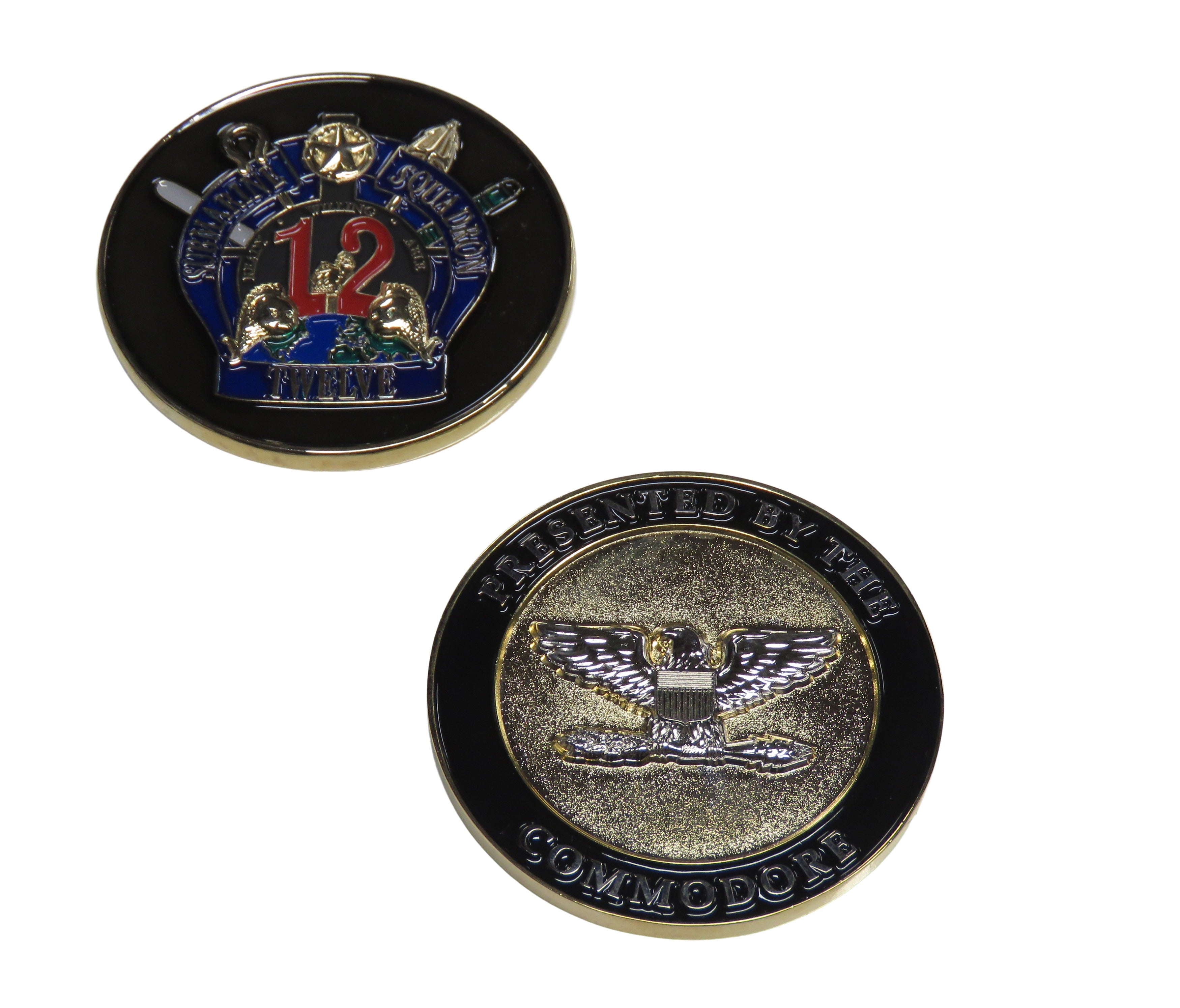 U.S. Navy Submarine Squadron Twelve Presented by the Commodore Challenge Coin