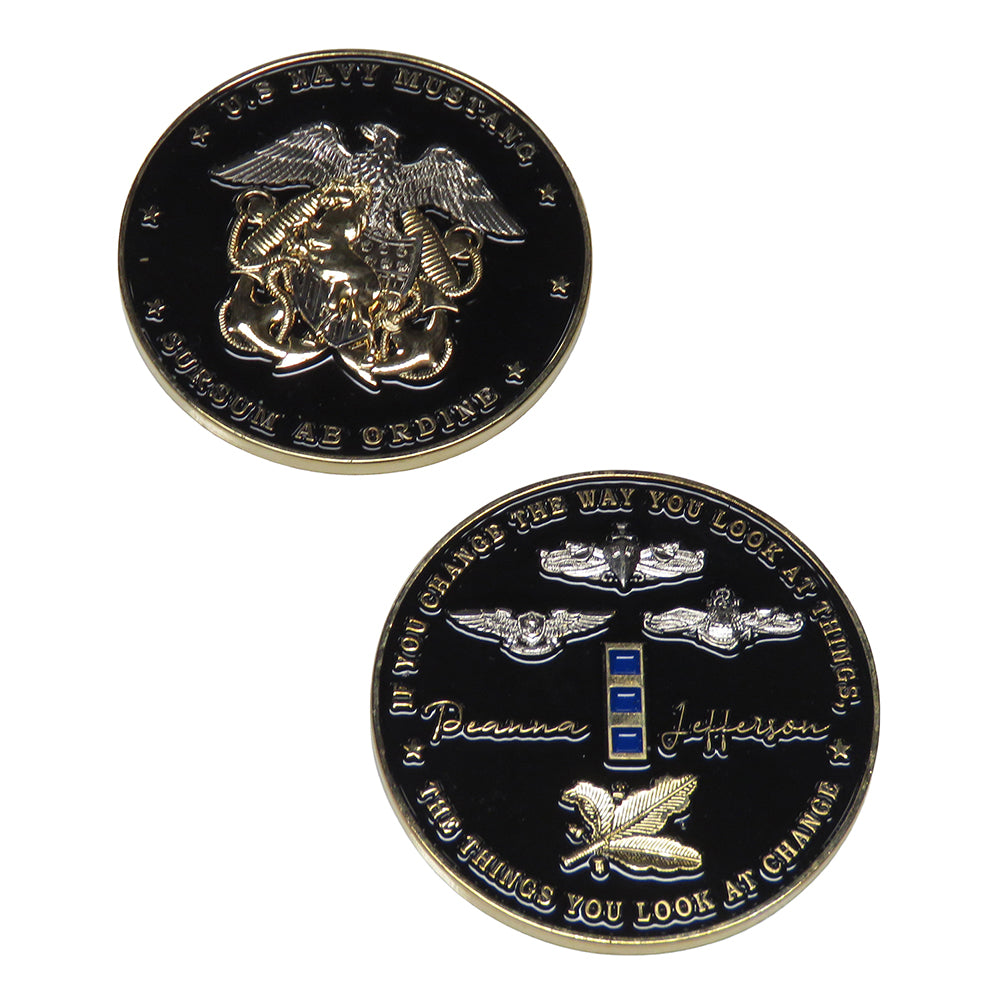 U.S. Navy Mustang Challenge Coin