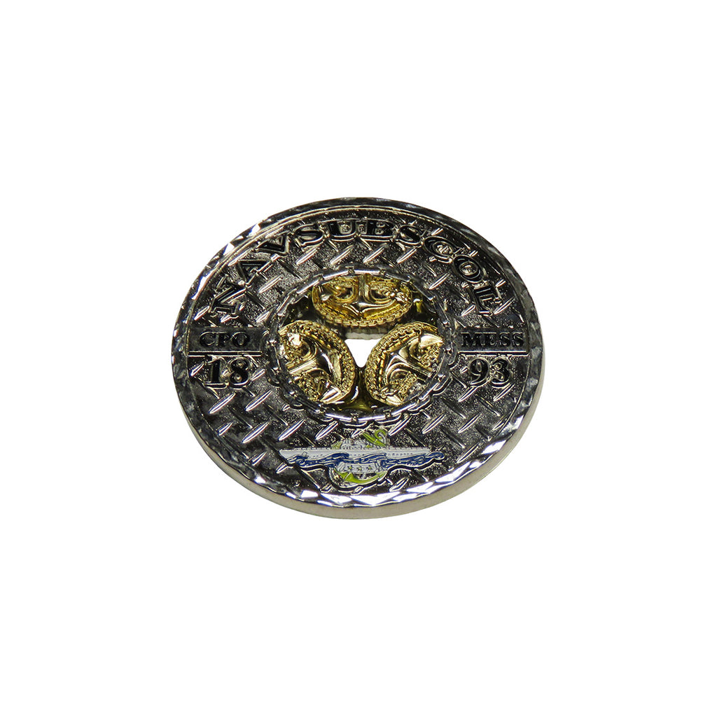 NAVSUBSCOL CPO Mess Challenge Coin