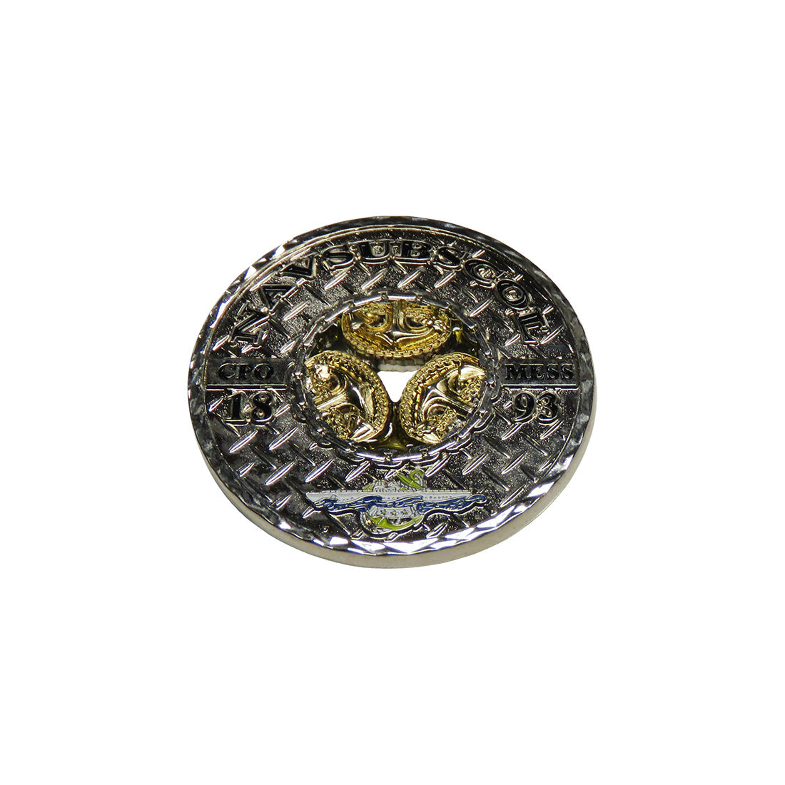 NAVSUBSCOL CPO Mess Challenge Coin