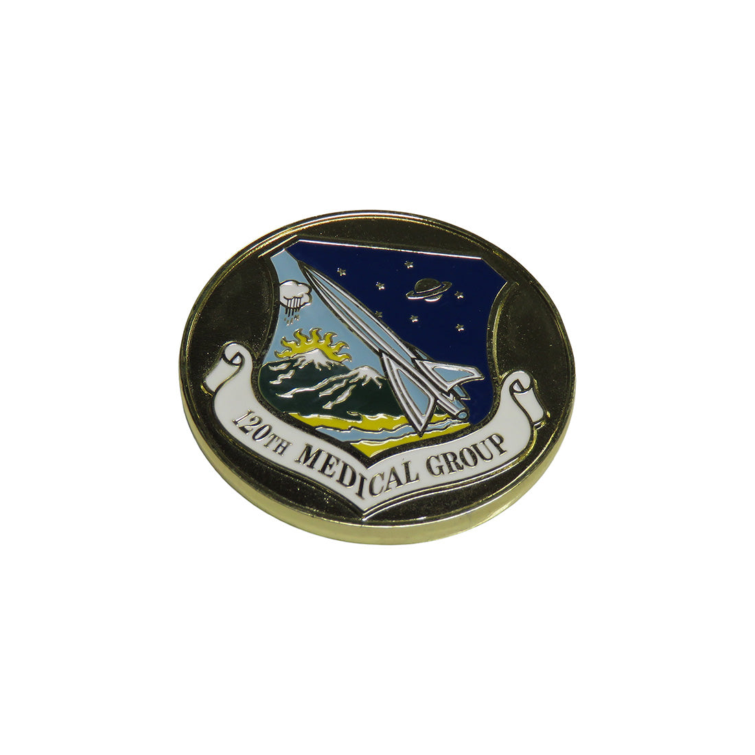 U.S. Air Force 120th Medical Group Challenge Coin