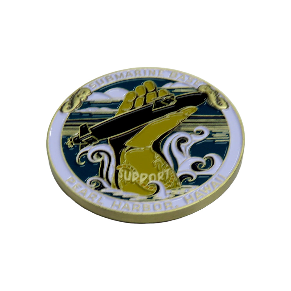 Submarine Base Pearl Harbor Challenge Coin