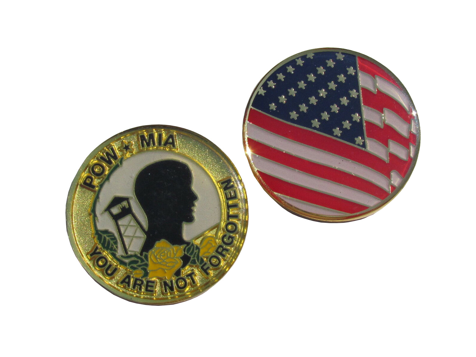 US Military POW MIA You are not Forgotten Challenge Coin
