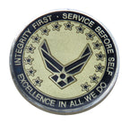 US Air Force Presented by CMSgt Matthew Potter Challenge Coin