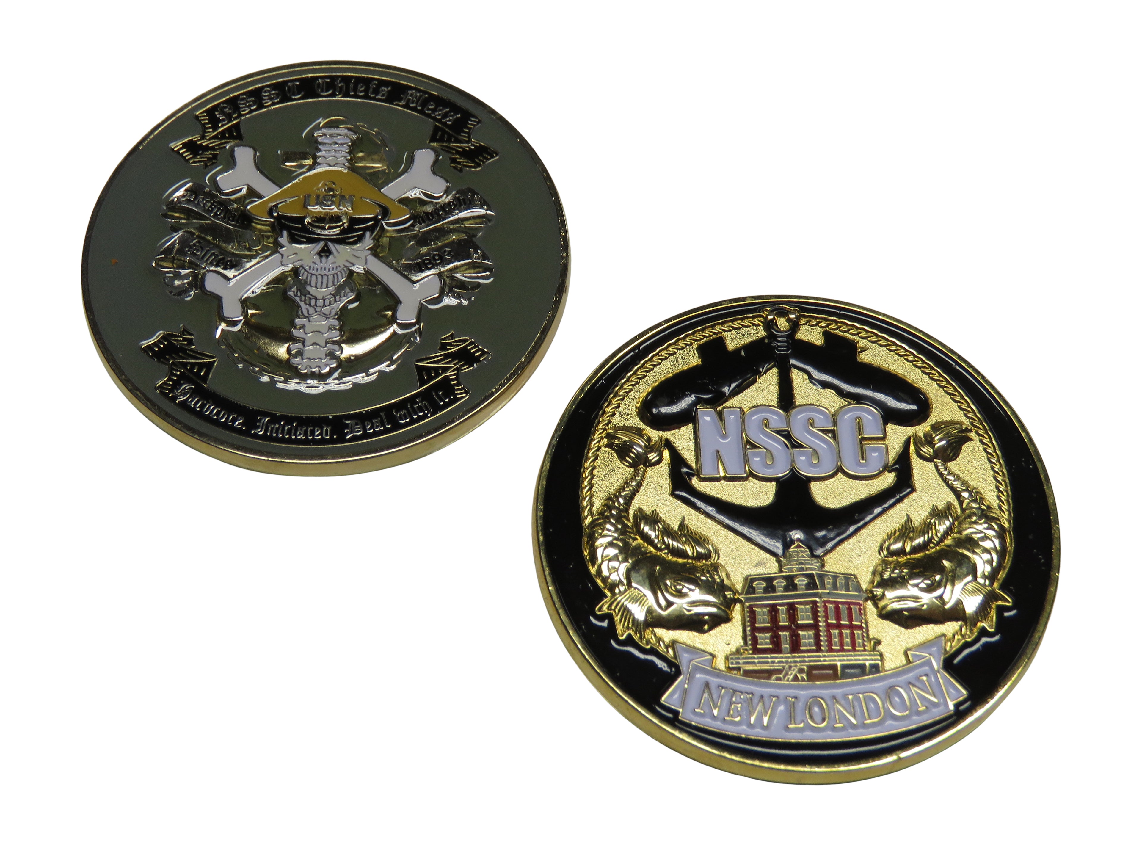 Chief's Mess New London NSSC Challenge Coin