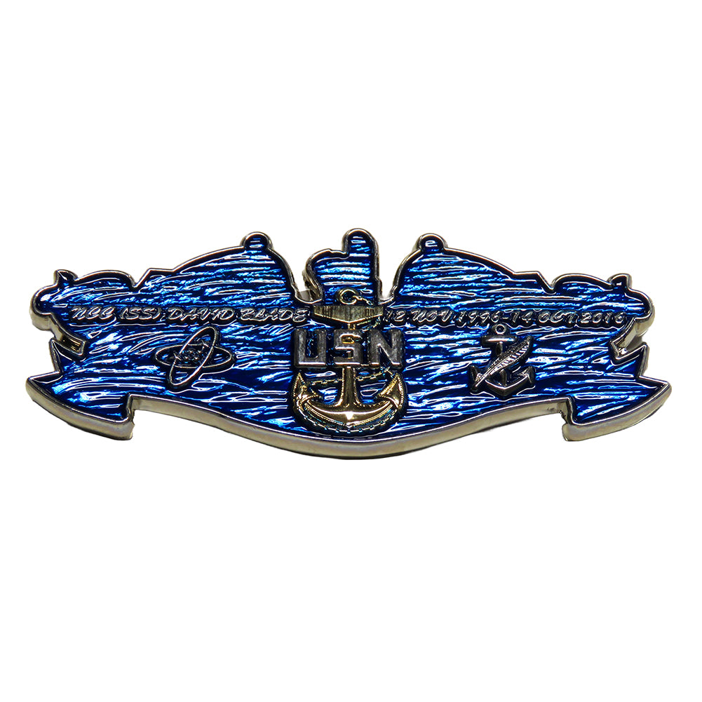 U.S. Navy NCO David Blade 20 Years Service Challenge Coin