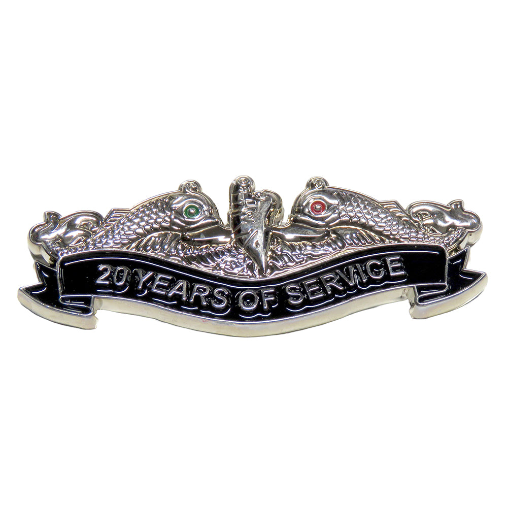 U.S. Navy NCO David Blade 20 Years Service Challenge Coin