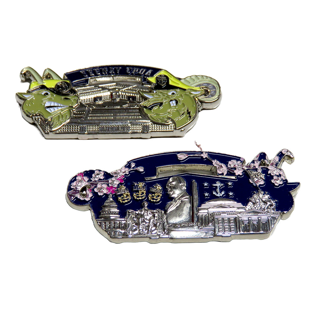 U.S. Navy SECNAV CPOA Challenge Coin