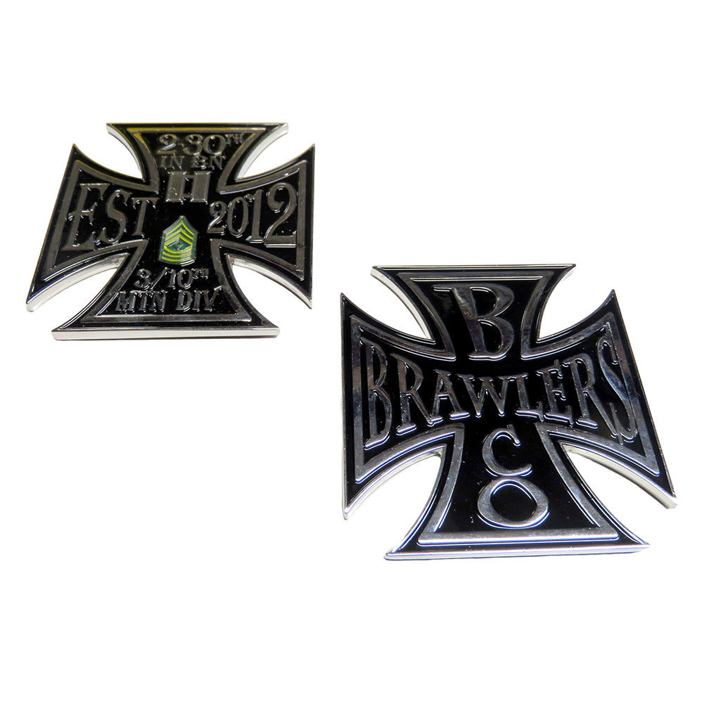 U.S. Army 230th Infantry Battalion Brawlers Challenge Coin