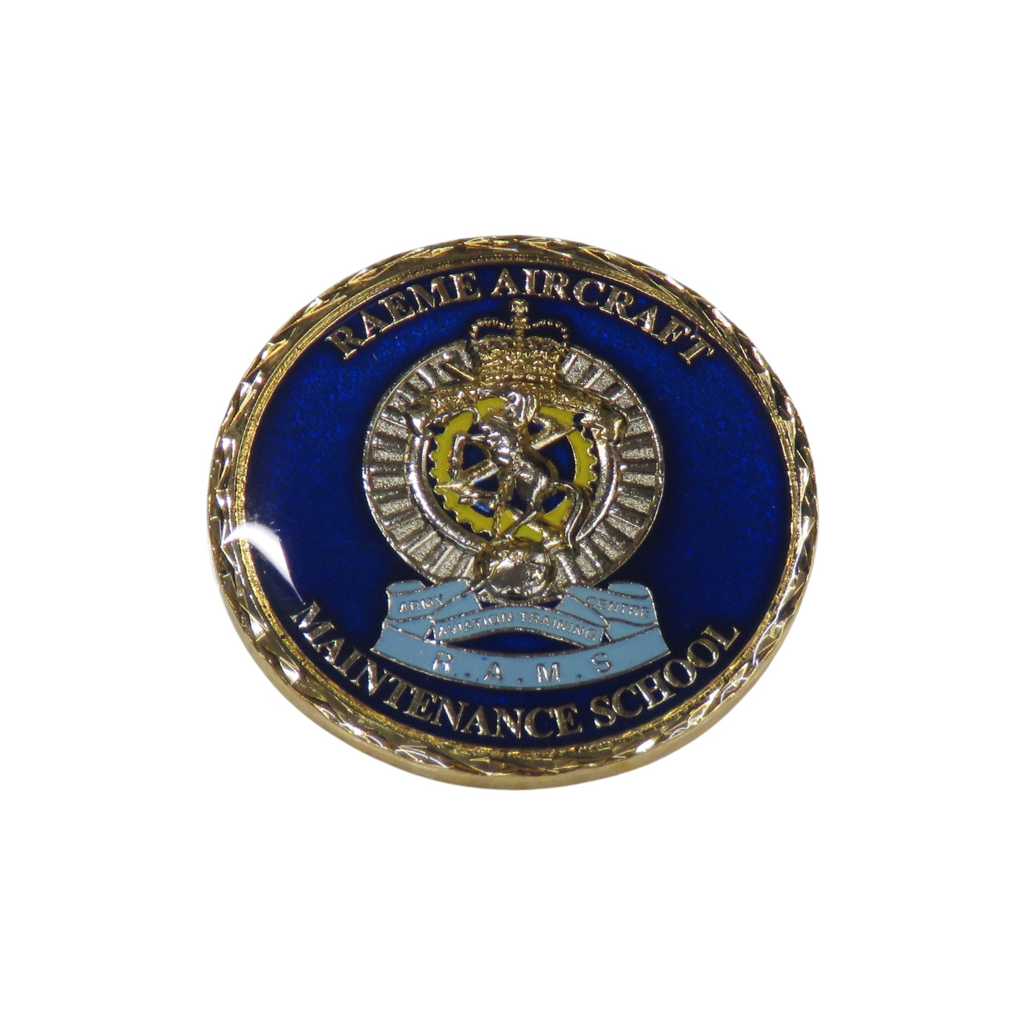 Raeme Aircraft Maintenance School RAMS Challenge Coin