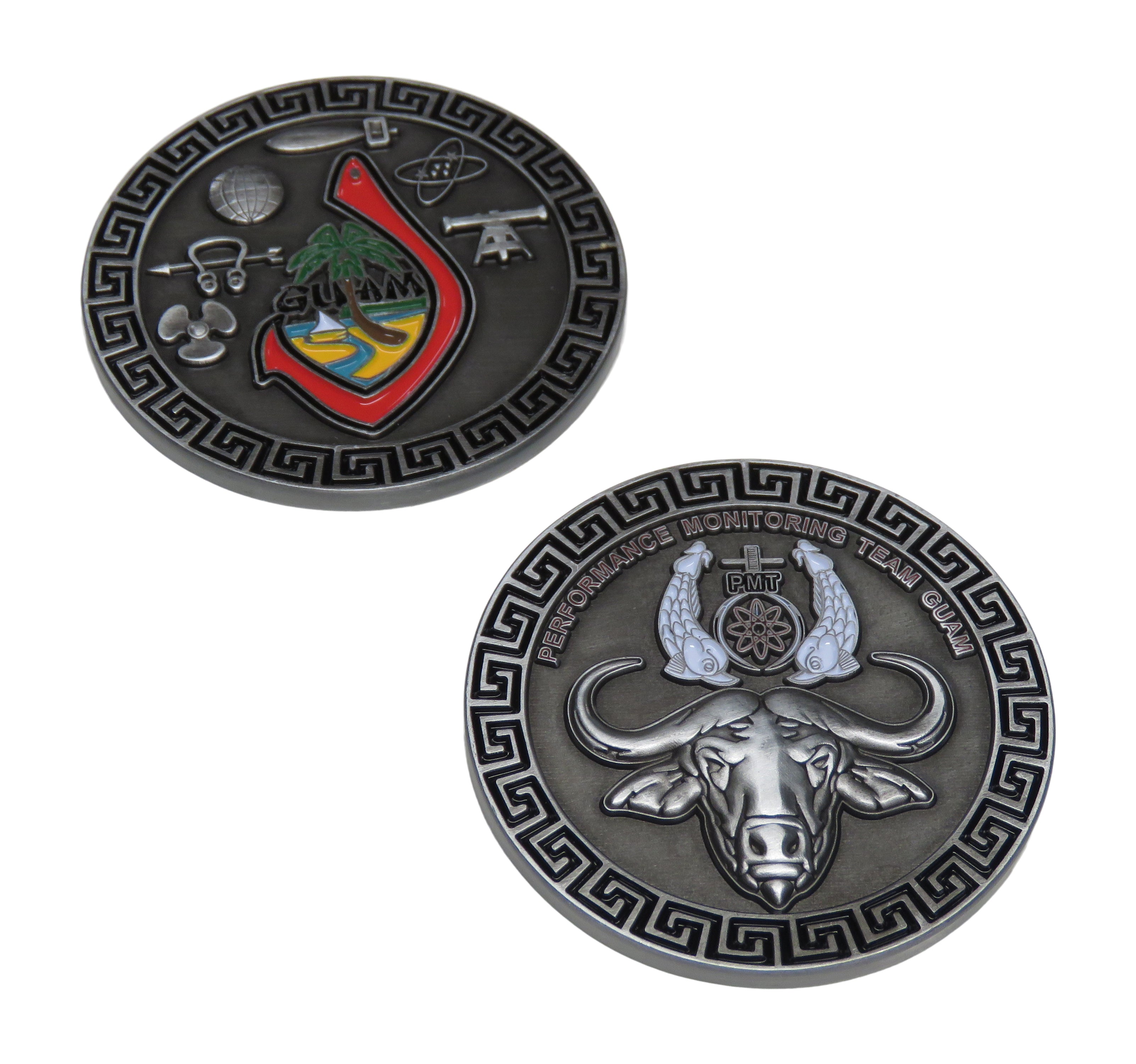 Guam Performance Monitoring Team Challenge Coin